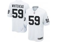 Nike Tahir Whitehead Game White Road Men's Jersey - NFL Oakland Raiders #59