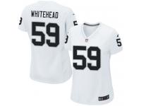 Nike Tahir Whitehead Game White Road Women's Jersey - NFL Oakland Raiders #59