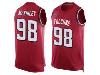 Nike Takkarist McKinley Red Men's Jersey - NFL Atlanta Falcons #98 Player Name & Number Tank Top