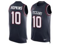 Nike Texans #10 DeAndre Hopkins Navy Blue Team Color Men Stitched NFL Tank Top