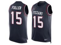 Nike Texans #15 Will Fuller Navy Blue Team Color Men Stitched NFL Tank Top