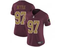 Nike Tim Settle Washington Redskins Women's Limited Burgundy Alternate Vapor Untouchable Jersey