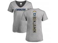 Nike Travis Benjamin Ash Backer Women's - NFL Los Angeles Chargers #12 T-Shirt
