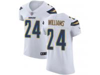 Nike Trevor Williams Elite White Road Men's Jersey - NFL Los Angeles Chargers #24 Vapor Untouchable