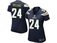 Nike Trevor Williams Game Navy Blue Home Women's Jersey - NFL Los Angeles Chargers #24