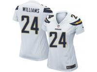 Nike Trevor Williams Game White Road Women's Jersey - NFL Los Angeles Chargers #24