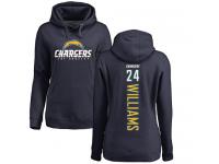 Nike Trevor Williams Navy Blue Backer Women's - NFL Los Angeles Chargers #24 Pullover Hoodie