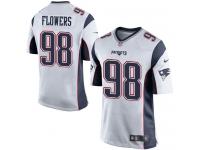 Nike Trey Flowers Game White Road Youth Jersey - NFL New England Patriots #98