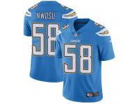 Nike Uchenna Nwosu Limited Electric Blue Alternate Youth Jersey - NFL Los Angeles Chargers #58 Vapor Untouchable