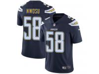 Nike Uchenna Nwosu Limited Navy Blue Home Youth Jersey - NFL Los Angeles Chargers #58 Vapor Untouchable