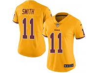 Nike Washington Redskins #11 Alex Smith Gold Women's Stitched NFL Limited Rush Jersey