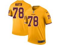 Nike Wes Martin Washington Redskins Men's Legend Vapor Untouchable Gold Color Rush Jersey