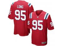 Nike Youth Chris Long Game Red Alternate Jersey - New England Patriots NFL #95