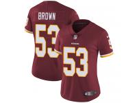 Nike Zach Brown Limited Burgundy Red Home Women's Jersey - NFL Washington Redskins #53 Vapor Untouchable