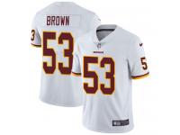 Nike Zach Brown Limited White Road Men's Jersey - NFL Washington Redskins #53 Vapor Untouchable