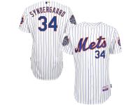 Noah Syndergaard New York Mets Majestic Authentic Player Jersey with 2015 World Series Patch - White Royal