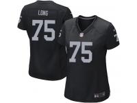 Oakland Raiders Howie Long Women's Home Jersey - Black Nike NFL #75 Game