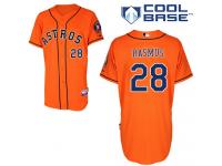 Orange Colby Rasmus Men #28 Majestic MLB Houston Astros Cool Base Alternate Jersey
