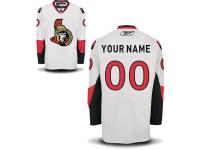 Ottawa Senators Reebok EDGE Authentic Custom Road Jersey C White