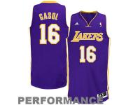 Pau Gasol Los Angeles Lakers adidas Youth Swingman Away Jersey - Purple