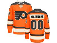 Philadelphia Flyers Reebok Premier Alternate Custom Jersey - Orange