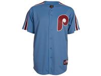 Philadelphia Phillies Majestic Authentic Cooperstown Collection Replica Throwback Jersey - Light Blue