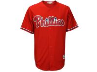 Philadelphia Phillies Majestic Official Cool Base Jersey - Red