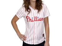 Philadelphia Phillies Majestic Women's Replica Blank Jersey - White