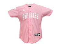 Philadelphia Phillies Majestic Youth Girls Fashion Jersey - Pink