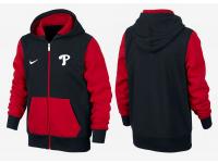 Philadelphia Phillies Nike Logo Zipper Campaign Hoodie - Red