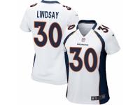 Phillip Lindsay Women's Denver Broncos Nike Jersey - Game White