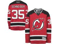 Reebok Cory Schneider New Jersey Devils Premier Player Jersey - Red