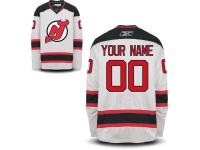 Reebok New Jersey Devils EDGE Authentic Custom Road Jersey - White