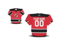 Reebok New Jersey Devils Youth Replica Home Custom Jersey - Red