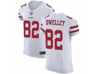 Ross Dwelley Men's San Francisco 49ers Nike Vapor Untouchable Jersey - Elite White