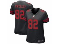 Ross Dwelley Women's San Francisco 49ers Nike Alternate Jersey - Game Black