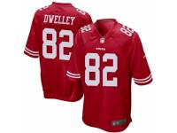 Ross Dwelley Youth San Francisco 49ers Nike Team Color Jersey - Game Red