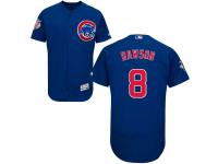 Royal Andre Dawson Men #8 Majestic MLB Chicago Cubs Flexbase Collection Jersey
