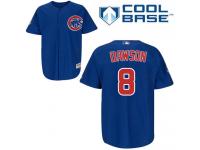 Royal Blue Andre Dawson Men #8 Majestic MLB Chicago Cubs Cool Base Alternate Jersey