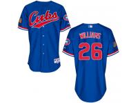 Royal Blue Billy Williams Men #26 Majestic MLB Chicago Cubs 1994 Turn Back The Clock Jersey