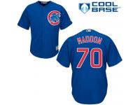 Royal Blue Joe Maddon Men #70 Majestic MLB Chicago Cubs Cool Base Alternate Jersey