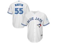 Russell Martin Toronto Blue Jays Majestic Cool Base 40th Anniversary Patch Jersey - White