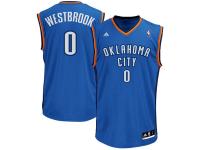 Russell Westbrook Oklahoma City Thunder adidas Replica Road Jersey - Light Blue
