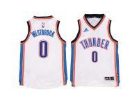 Russell Westbrook Oklahoma City Thunder Youth Swingman Basketball Jersey - White