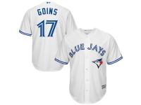 Ryan Goins Toronto Blue Jays Majestic Official Cool Base Player Jersey - White