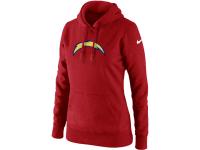 San Diego Charger Women Nike Club Rewind Pullover Hoodie Red