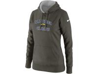 San Diego Charger Women Nike Heart & Soul Pullover Hoodie Dark Grey