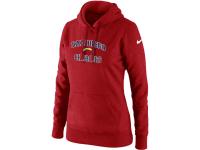 San Diego Charger Women Nike Heart & Soul Pullover Hoodie Red