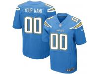 San Diego Chargers Customized Men's Alternate Jersey - Electric Blue Nike NFL Elite