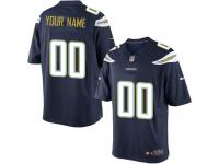 San Diego Chargers Customized Youth Home Jersey - Navy Blue Nike NFL Limited